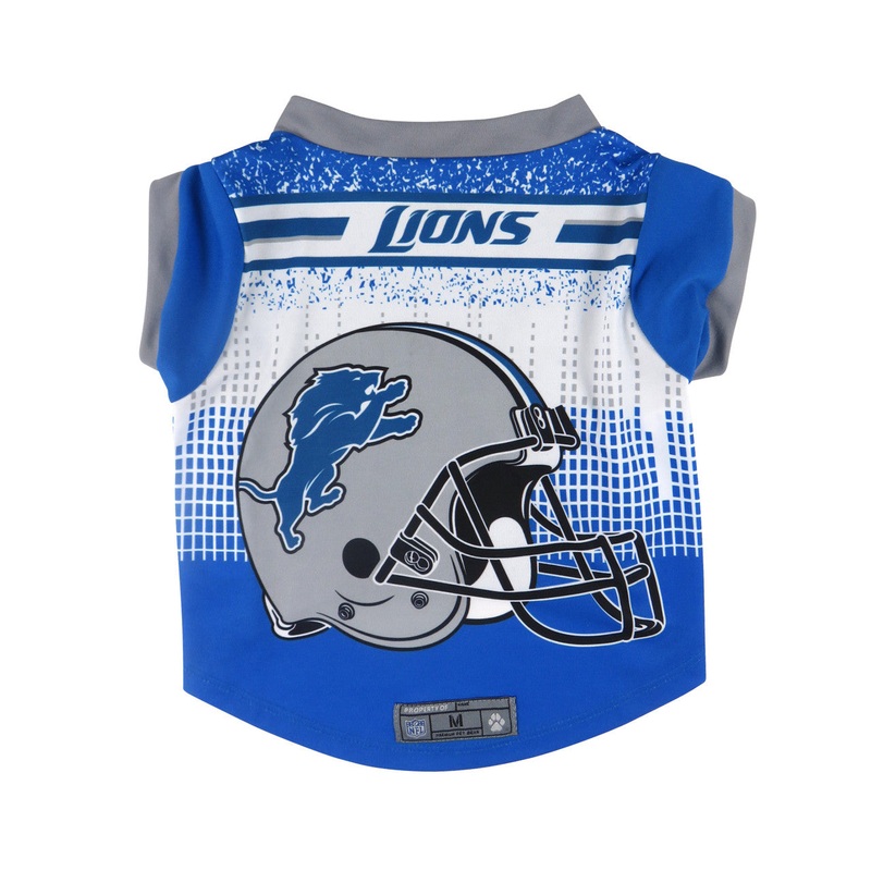 Little Earth Detroit Lions Pet Performance Tee Shirt Size Medium