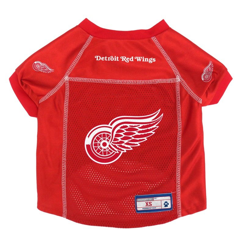 Little Earth Detroit Red Wings Pet Jersey Size XS