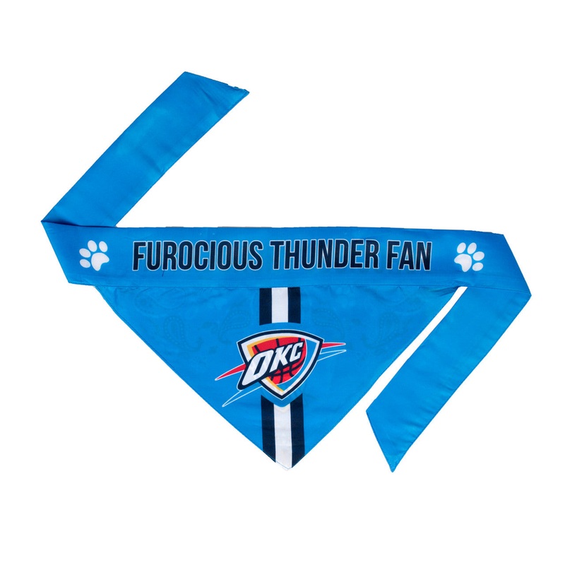 Little Earth Oklahoma City Thunder Pet Bandanna Size Large