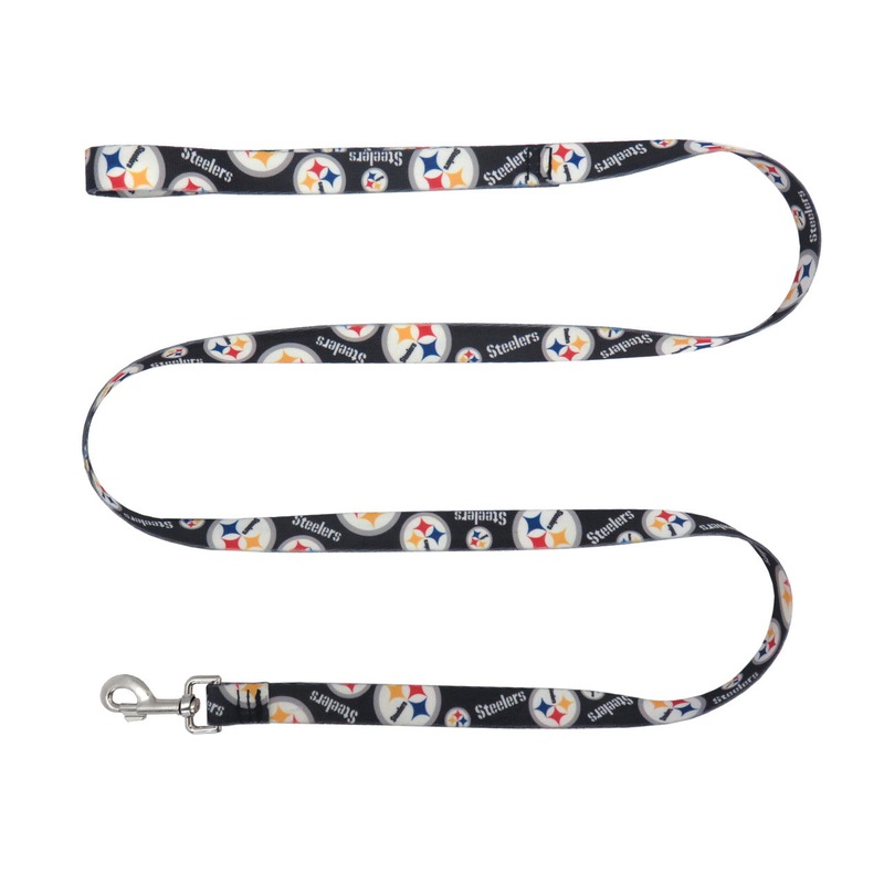 Little Earth Pittsburgh Steelers Pet Leash 1×60