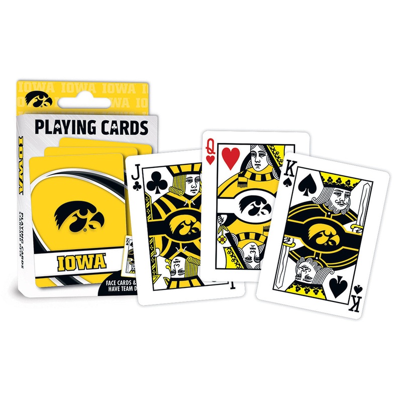 Masterpieces Puzzle Company Iowa Hawkeyes Logo Playing Cards