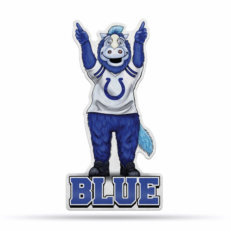 Rico Industries Indianapolis Colts Pennant Shape Cut Mascot Design