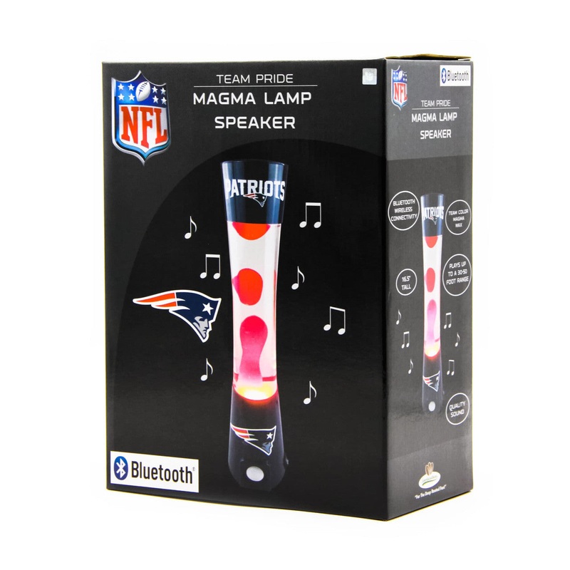 Sporticulture New England Patriots Bluetooth Speaker Magma Lamp