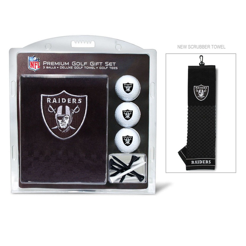 Team Golf Las Vegas Raiders Golf Gift Set with Embroidered Towel