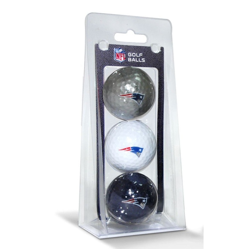 Team Golf New England Patriots 3 Pack of Golf Balls