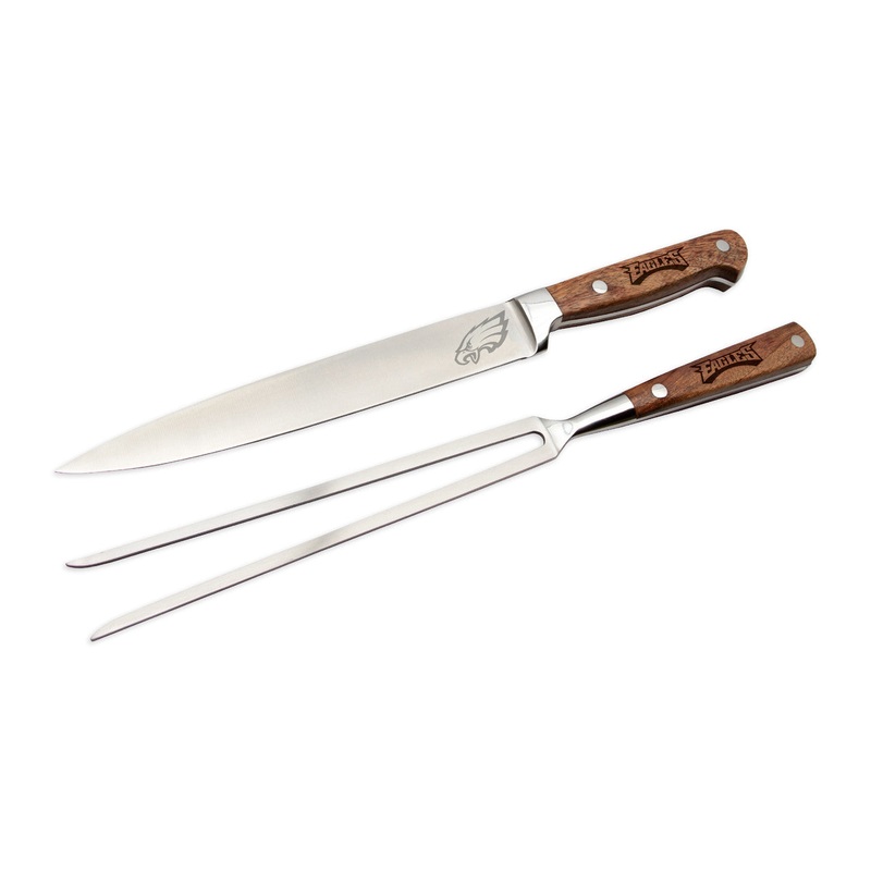 The Sports Vault Philadelphia Eagles 2 Piece Carving Set – Special Order