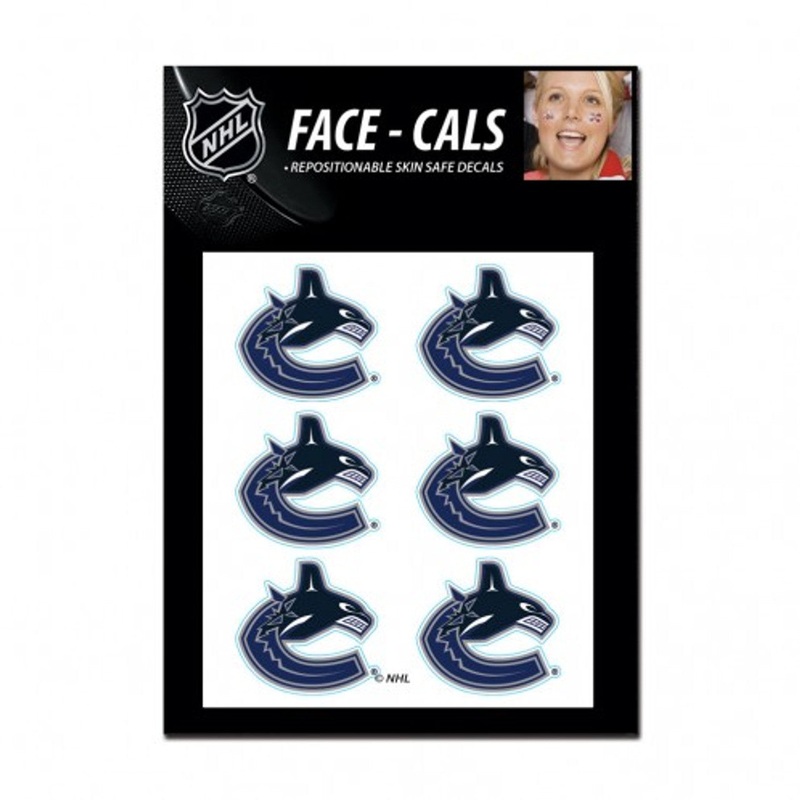 Wincraft Vancouver Canucks Tattoo Face Cals – Special Order