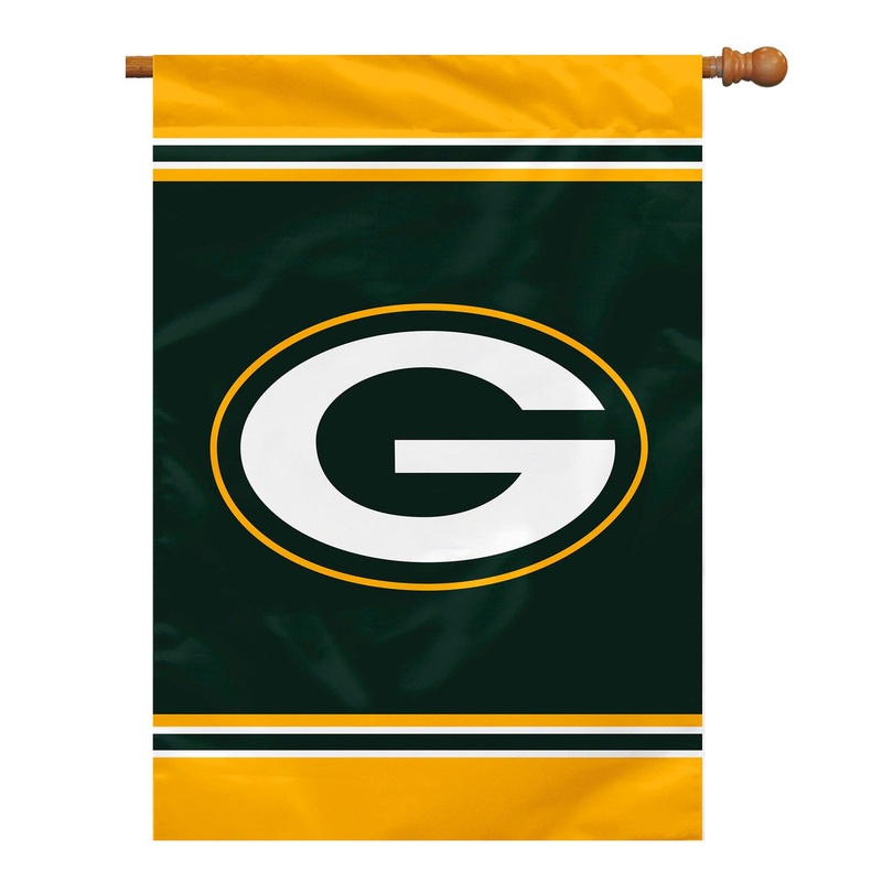 Fremont Die Green Bay Packers 1-Sided House Flag 28×40