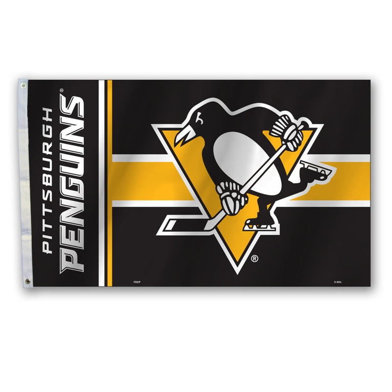 Fremont Die Pittsburgh Penguins Flag Style Banner 3×5