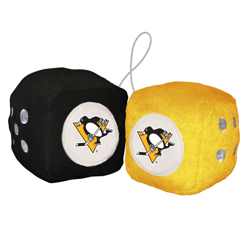Fremont Die Pittsburgh Penguins Fuzzy Dice