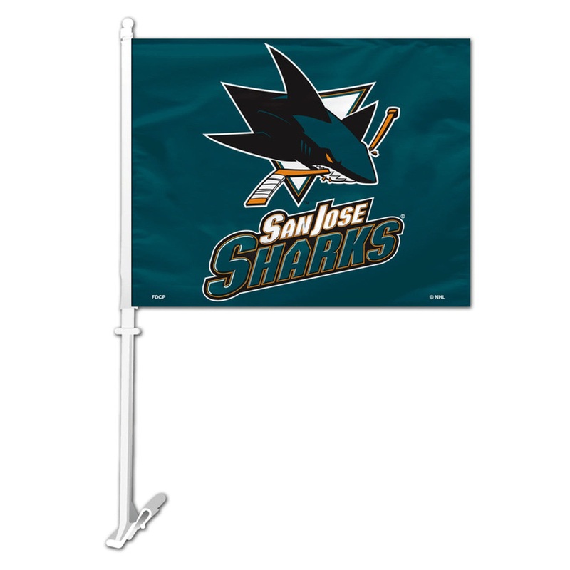 Fremont Die San Jose Sharks Car Style Flag – Special Order