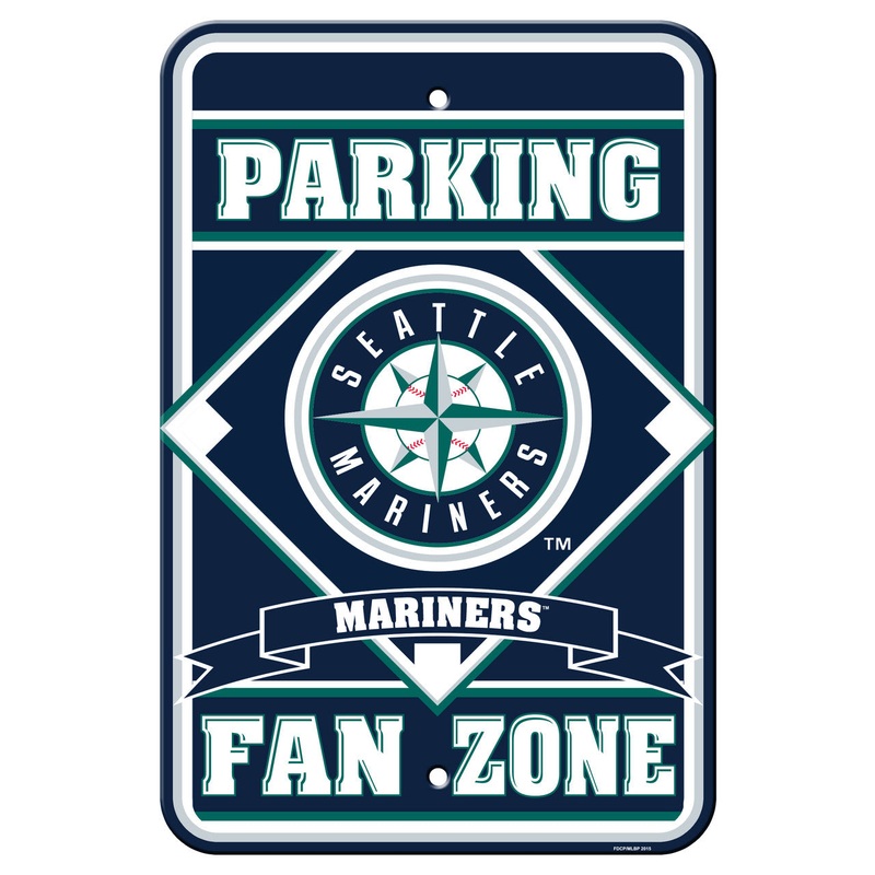 Fremont Die Seattle Mariners Plastic Fan Zone Parking Sign 12×18