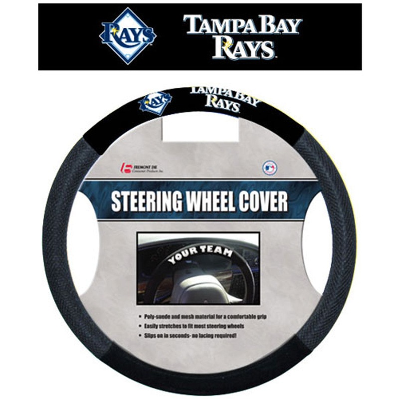 Fremont Die Tampa Bay Rays Mesh Style Steering Wheel Cover