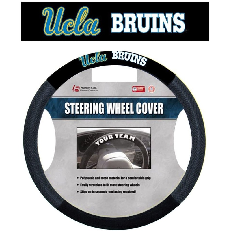 Fremont Die UCLA Bruins Mesh Style Steering Wheel Cover