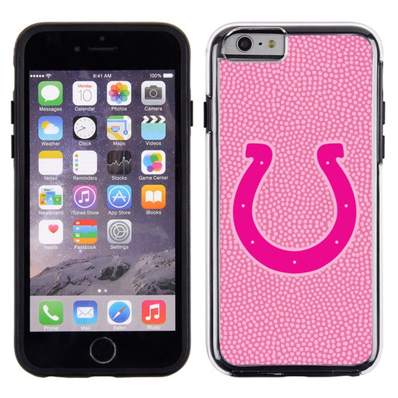 Gamewear Indianapolis Colts Pink Football Pebble Grain Feel iPhone 6 Phone Case