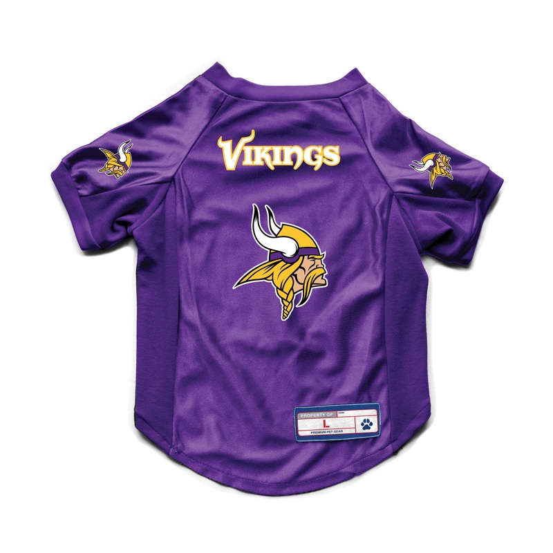 Little Earth Minnesota Vikings Stretch Pet Jersey Size XL