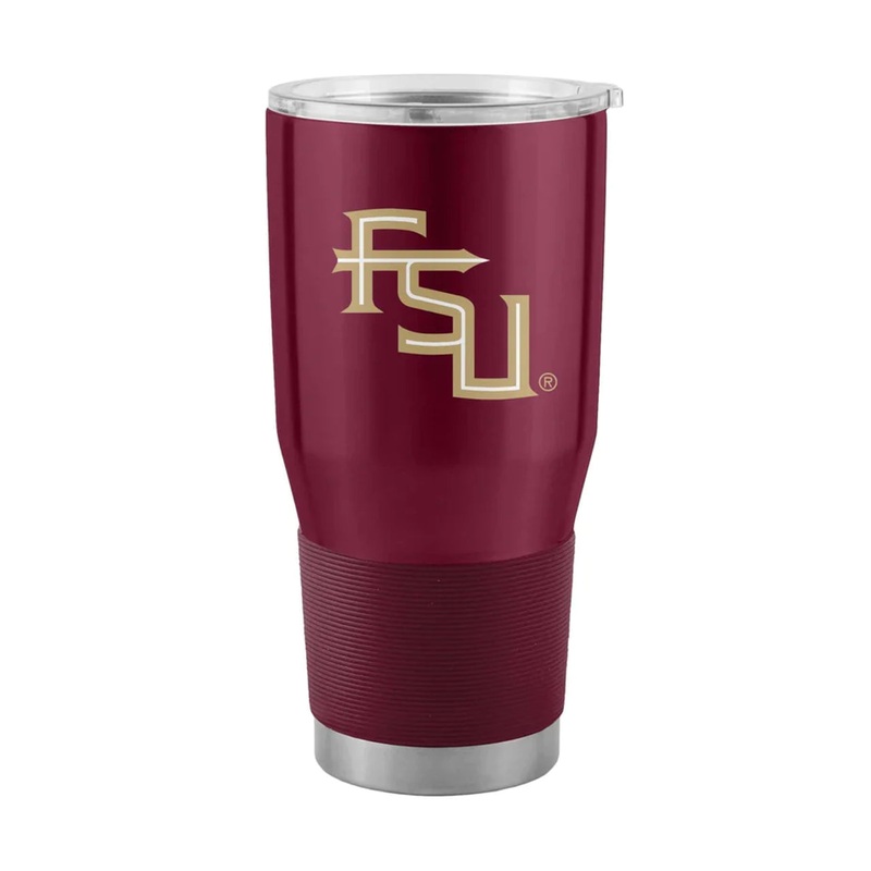 Logo Brands Florida State Seminoles 30oz Stainless Steel Travel Tumbler