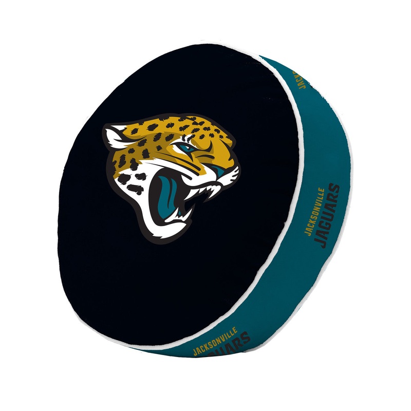 Logo Brands Jacksonville Jaguars Puff Pillow
