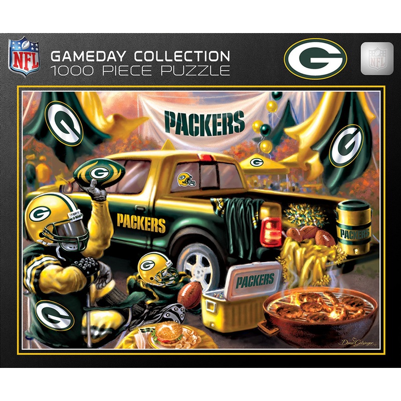 Masterpieces Puzzle Company Green Bay Packers Gameday Design 1000 Piece Puzzle