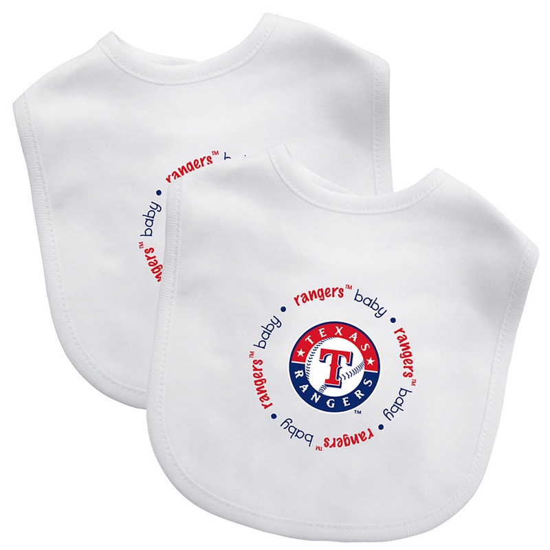Masterpieces Puzzle Company Texas Rangers 2 Pack Baby Bib