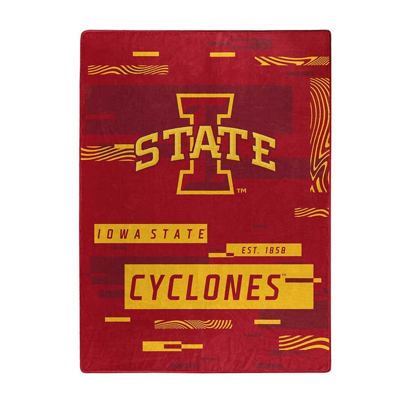 Northwest Company Iowa State Cyclones Raschel Digitize Design Blanket 60×80
