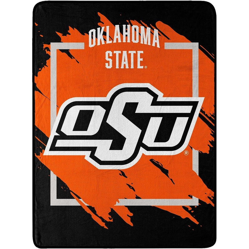 Northwest Company Oklahoma State Cowboys Micro Raschel Dimensional Design Blanket 46×60