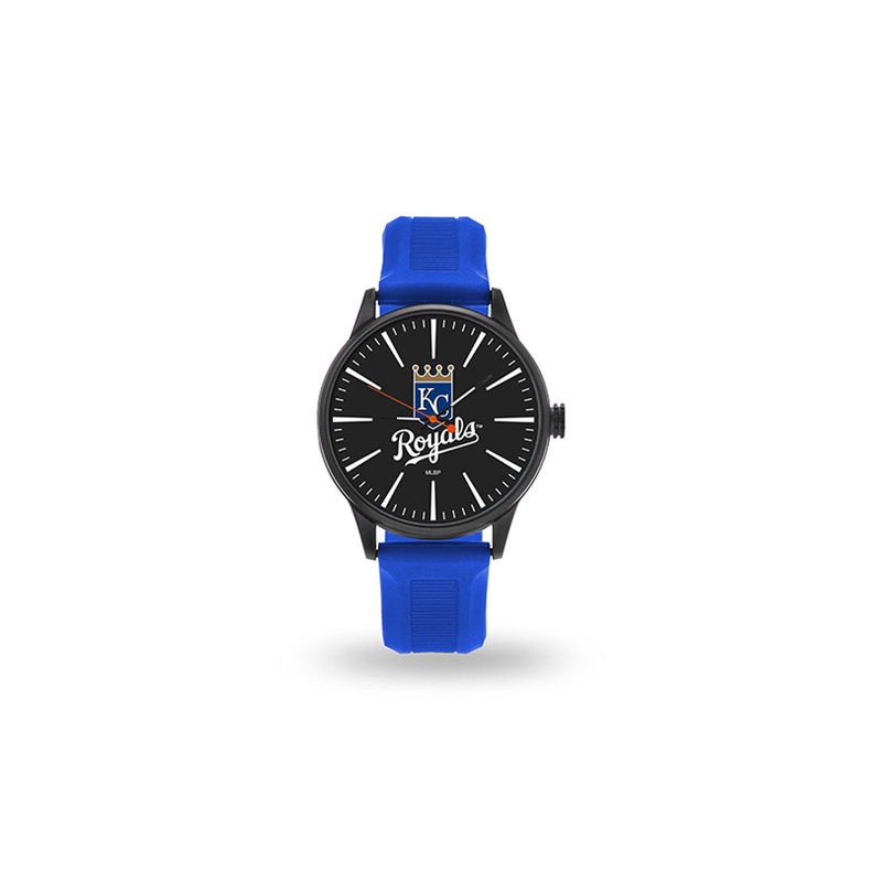 Rico Industries Kansas City Royals Men’s Cheer Style Watch with Royal Blue Watch Band