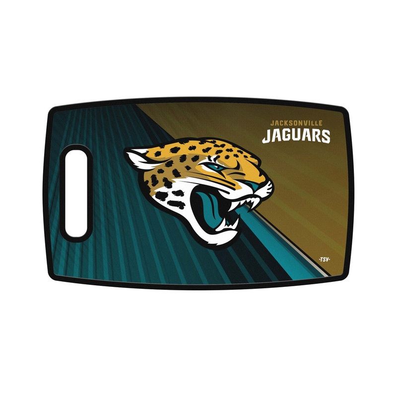 The Sports Vault Jacksonville Jaguars Cutting Board Size Large