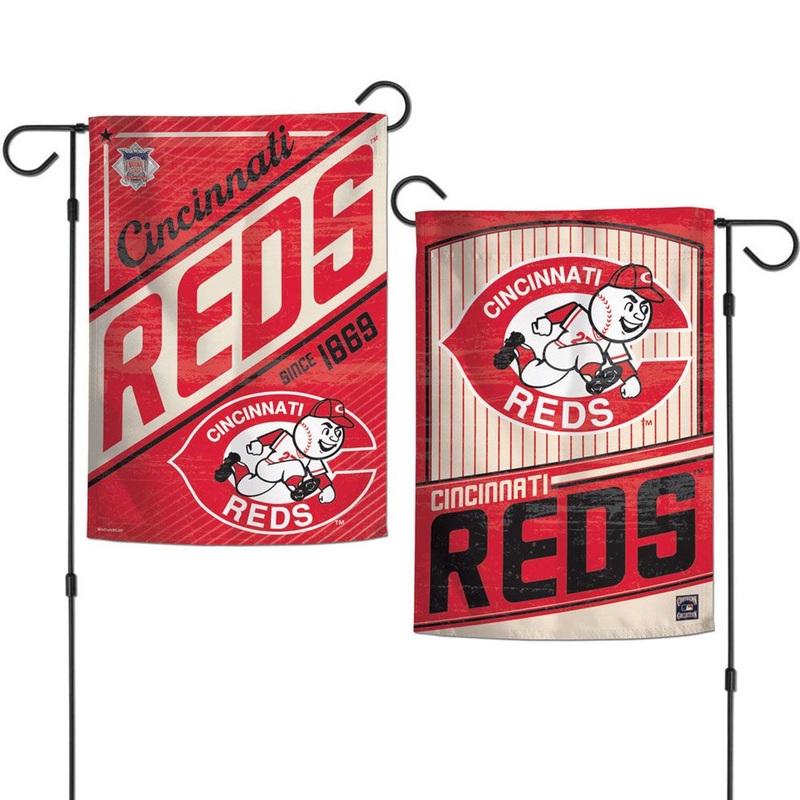 Wincraft Cincinnati Reds 2 Sided Garden Style Flag 12×18