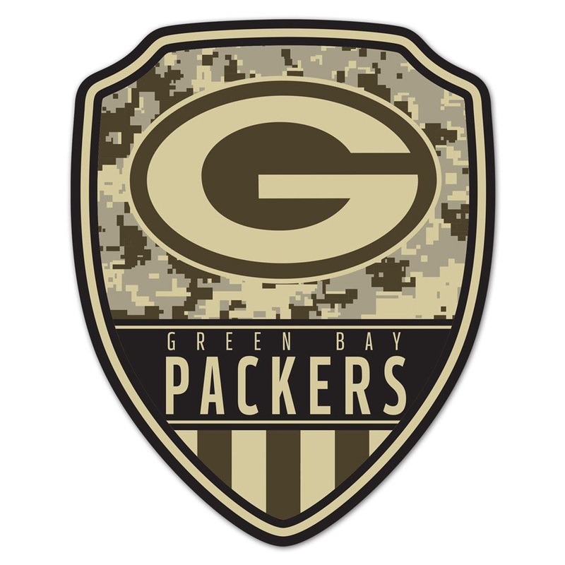 Wincraft Green Bay Packers Shield Shape Wood Sign 11×14