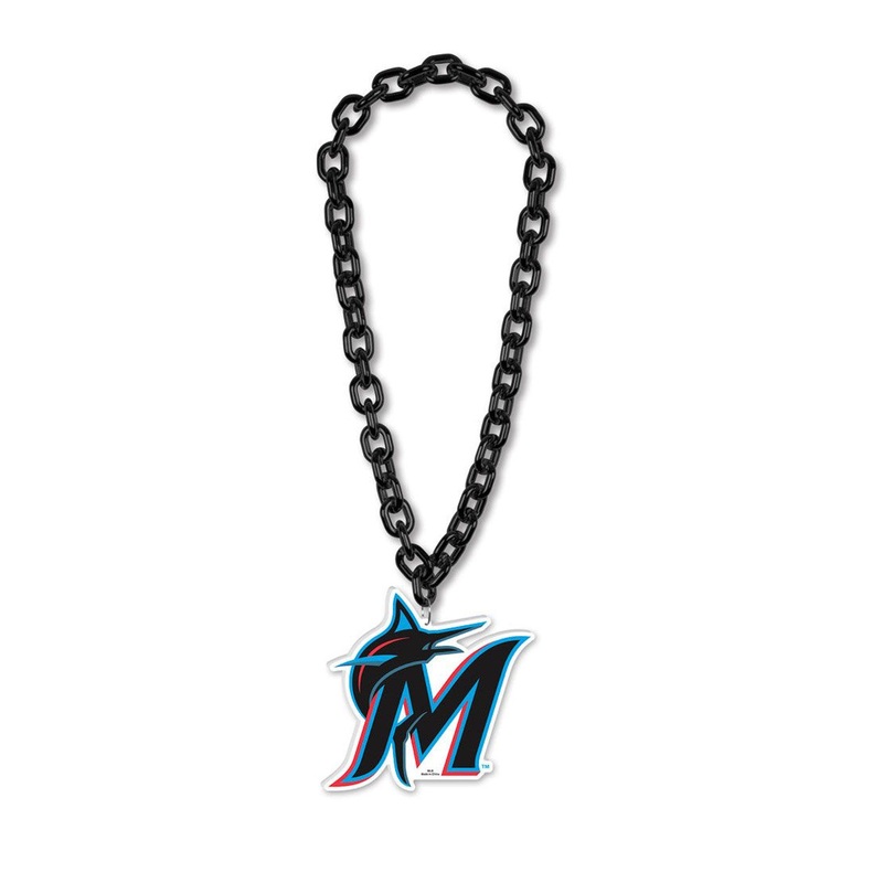 Wincraft Miami Marlins Fan Big Chain Necklace