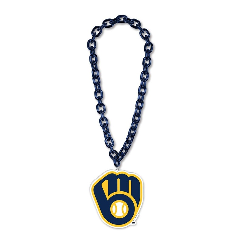 Wincraft Milwaukee Brewers Fan Big Chain Necklace