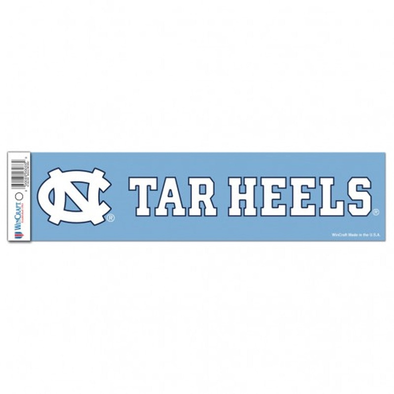 Wincraft North Carolina Tar Heels Bumper Strip Style Decal 3×12 – Special Order