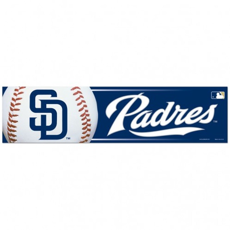 Wincraft San Diego Padres Bumper Strip Style Decal 3×12 – Special Order