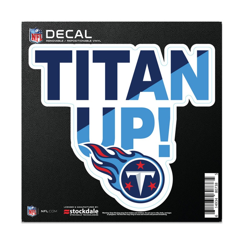 Wincraft Tennessee Titans Slogan All Surface Decal 6×6