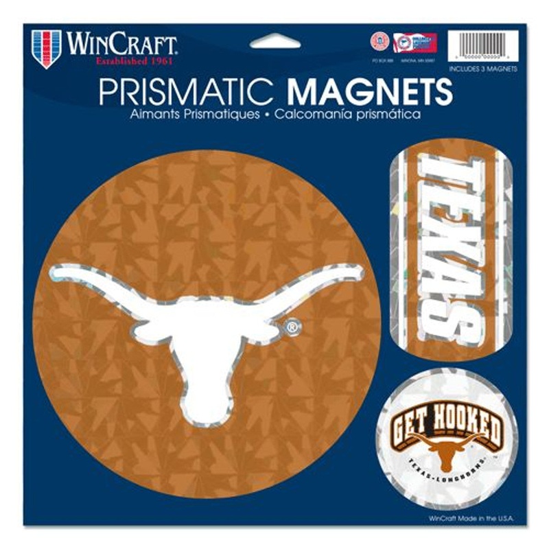 Wincraft Texas Longhorns Prismatic Sheet Magnets 11×11