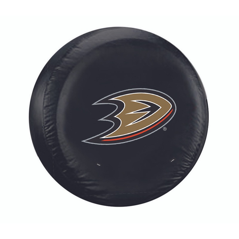 Fremont Die Anaheim Ducks Black Tire Cover Size Large