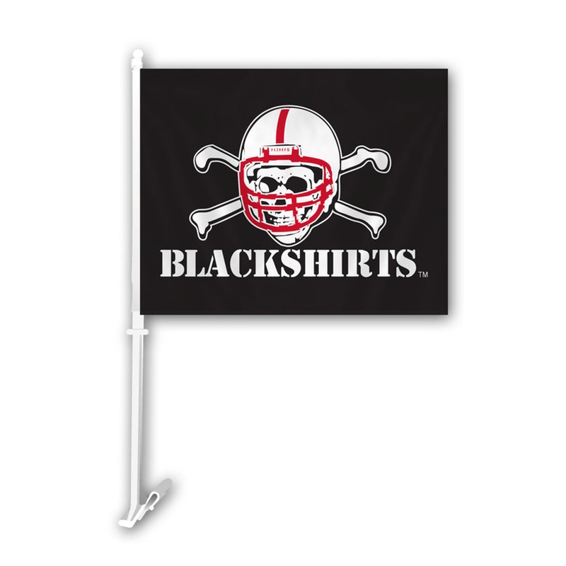 Fremont Die Nebraska Cornhuskers Blackshirts Design Car Style Flag