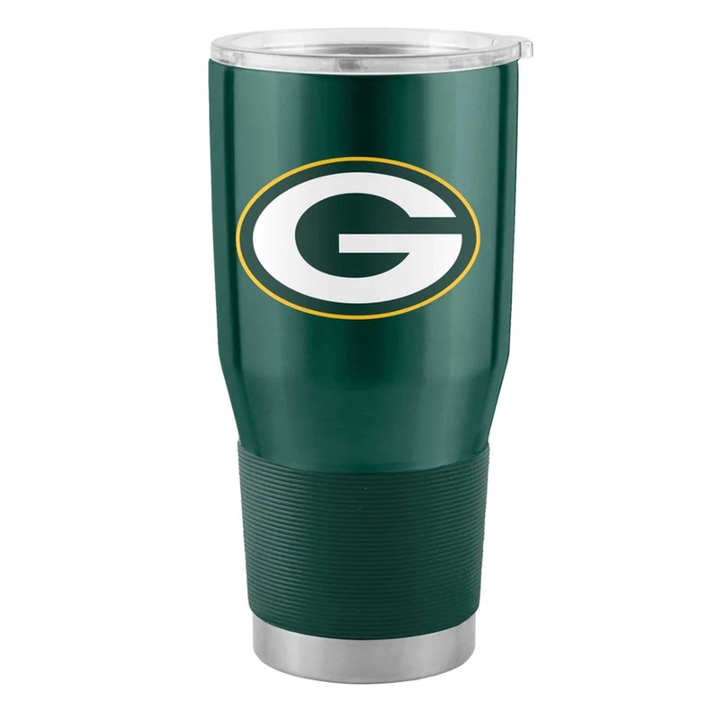 Logo Brands Green Bay Packers 30oz Stainless Steel Travel Tumbler