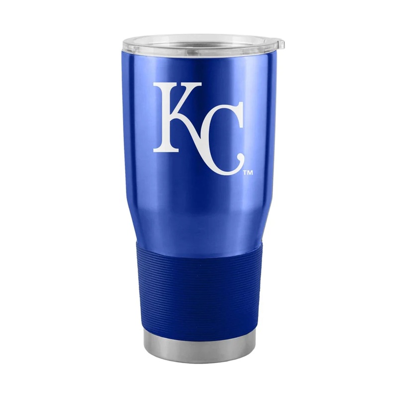 Logo Brands Kansas City Royals 30oz Stainless Steel Travel Tumbler