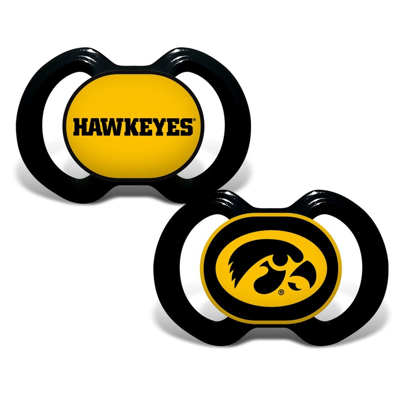 Masterpieces Puzzle Company Iowa Hawkeyes 2 Pack Pacifier
