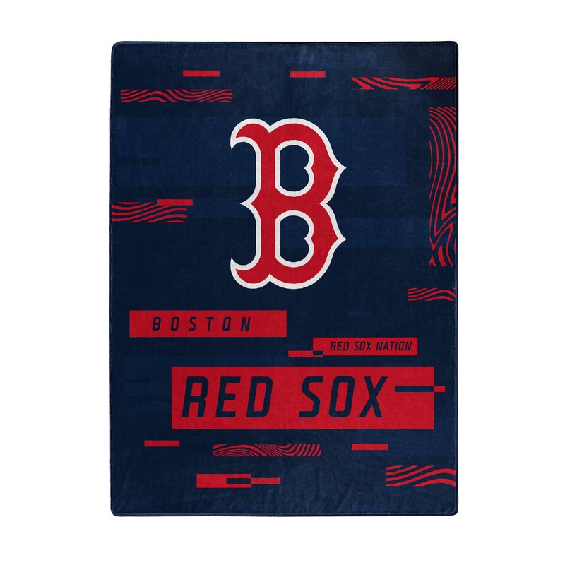 Northwest Company Boston Red Sox Raschel Digitize Design Blanket 60×80