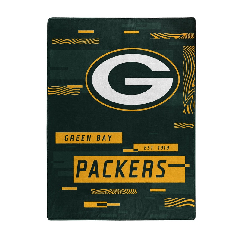 Northwest Company Green Bay Packers Raschel Digitize Design Blanket 60×80