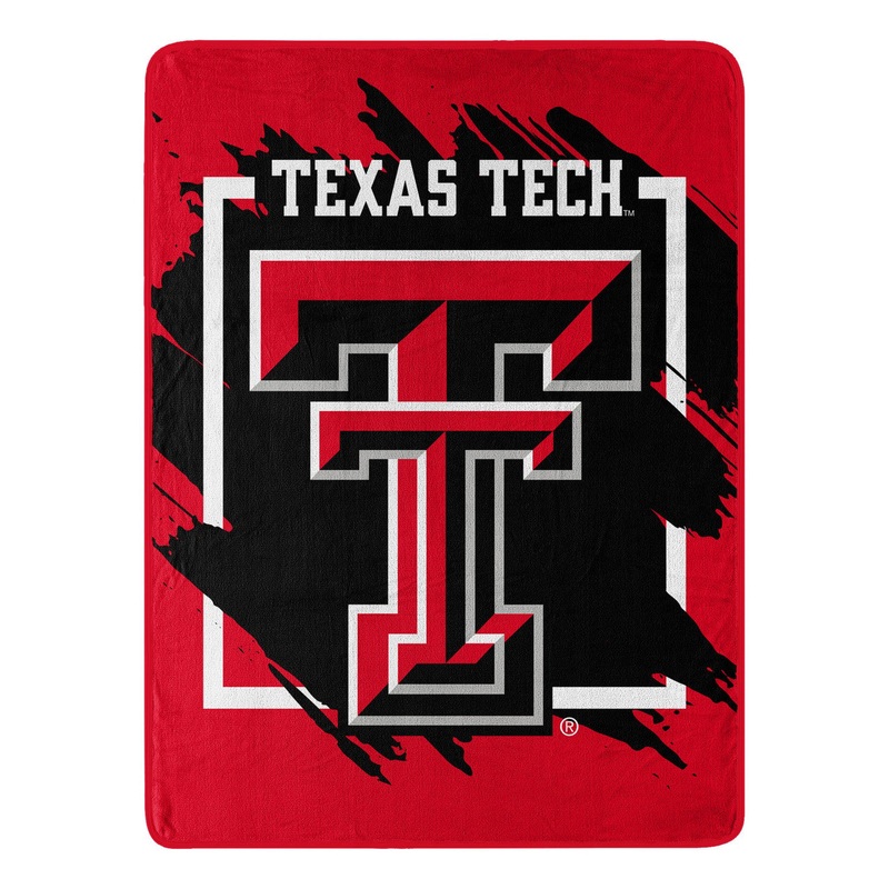Northwest Company Texas Tech Red Raiders Blanket Micro Raschel Dimensional Design 46×60