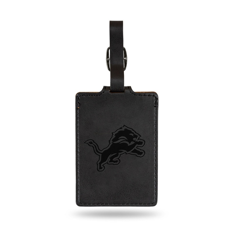Rico Industries Detroit Lions Laser Engraved Luggage Tag