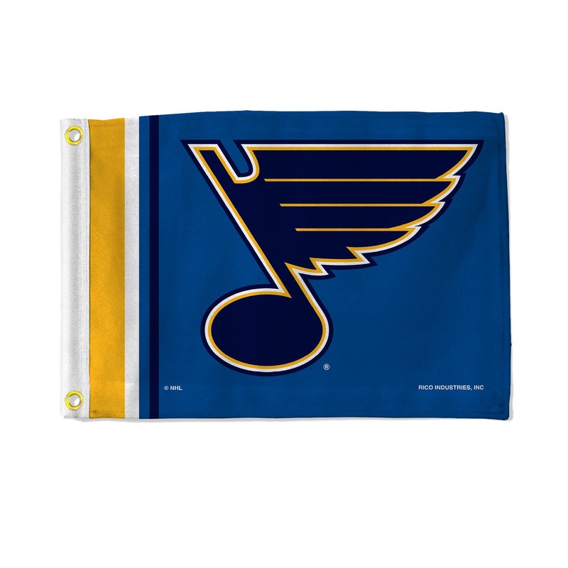 Rico Industries St. Louis Blues Striped Utility Flag 12×17