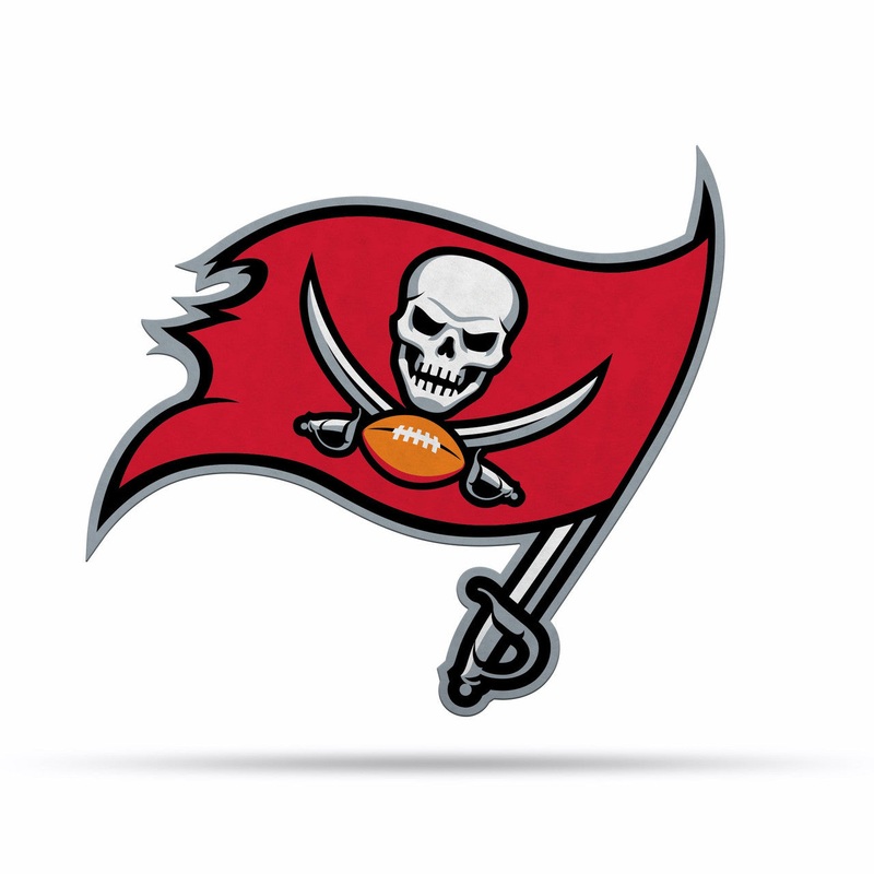 Rico Industries Tampa Bay Buccaneers Pennant Shape Cut Logo Design