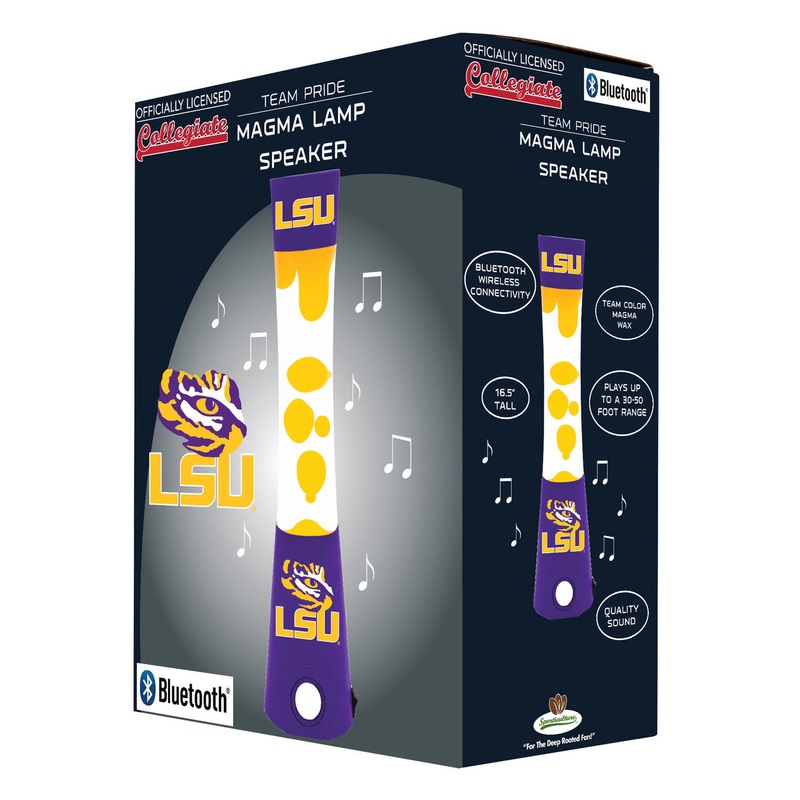 Sporticulture LSU Tigers Bluetooth Speaker Magma Lamp