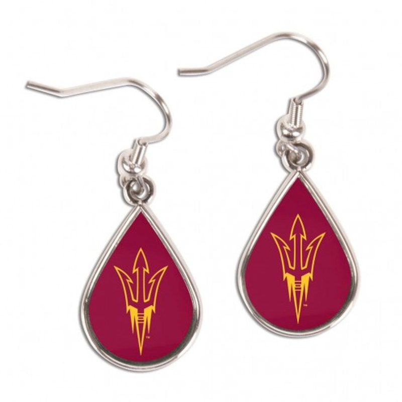 Wincraft Arizona State Sun Devils Tear Drop Style Earrings
