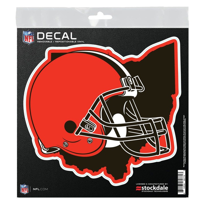 Wincraft Cleveland Browns All Surface State Shape Decal 6×6 – Special Order